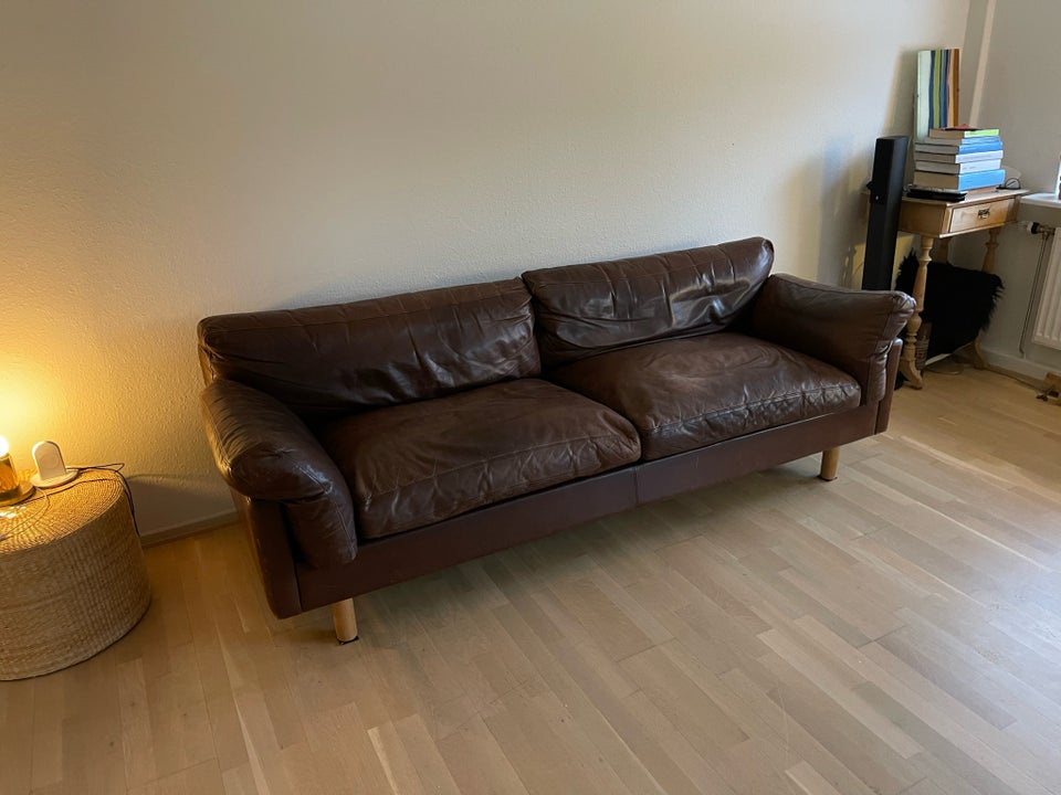 Sofa læder 3 pers