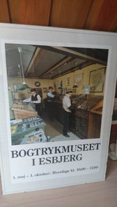 plakat i skifteramme