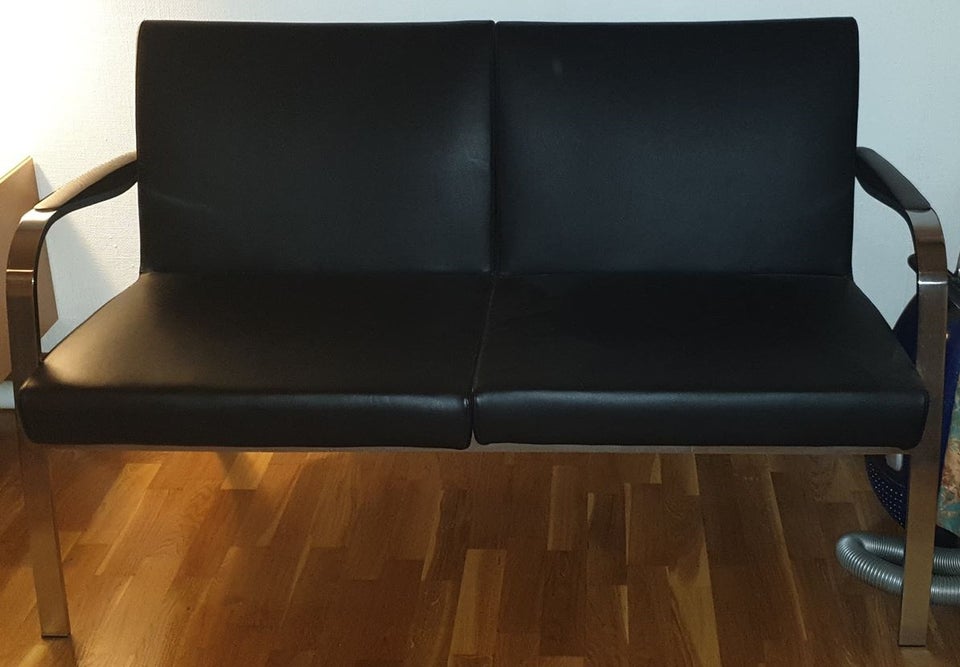 Sofa, læder, 2 pers.