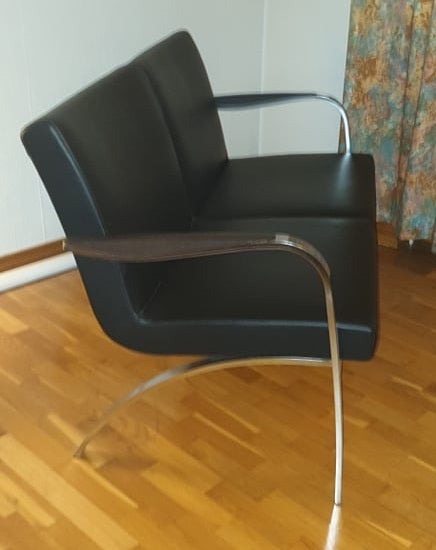 Sofa, læder, 2 pers.