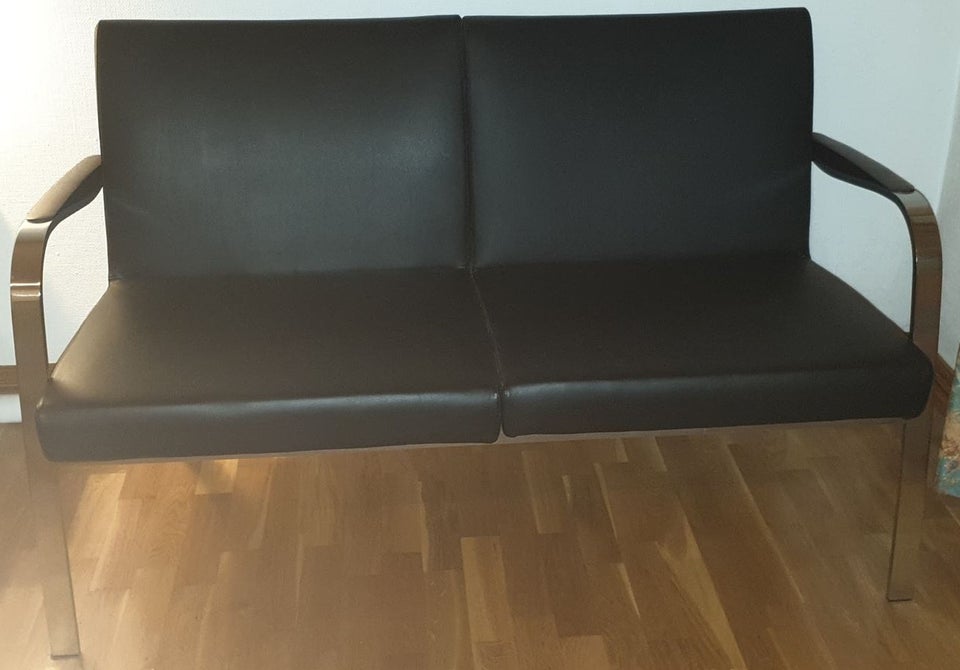 Sofa, læder, 2 pers.