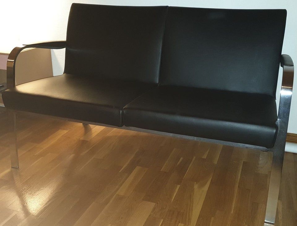 Sofa, læder, 2 pers.