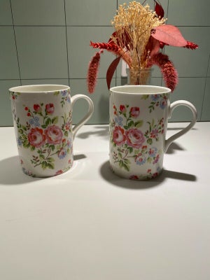 Porcelæn 2 x kopper Cath Kidstin -