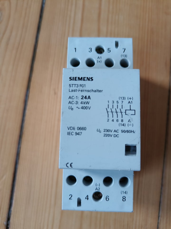 Kontakter Siemens Kontaktor