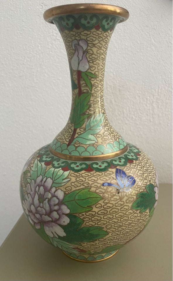 Vase Metal - Cloisonne