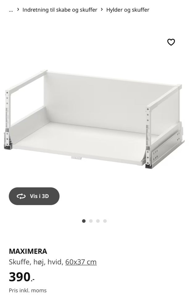 Skuffe, Ikea Maximera