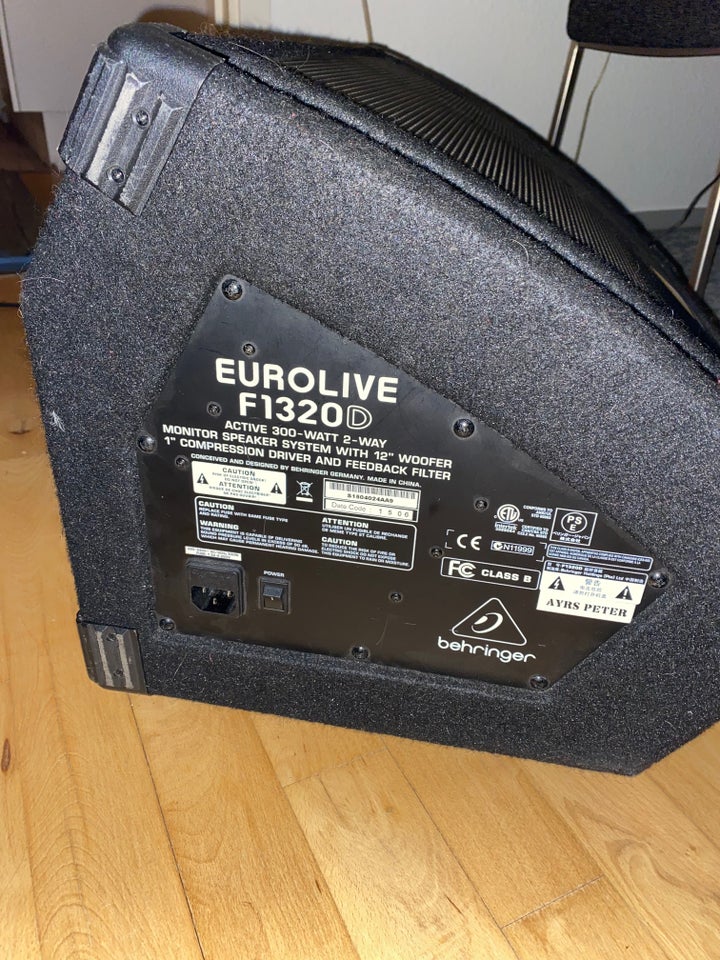 Monitor, Behringer Eurolive