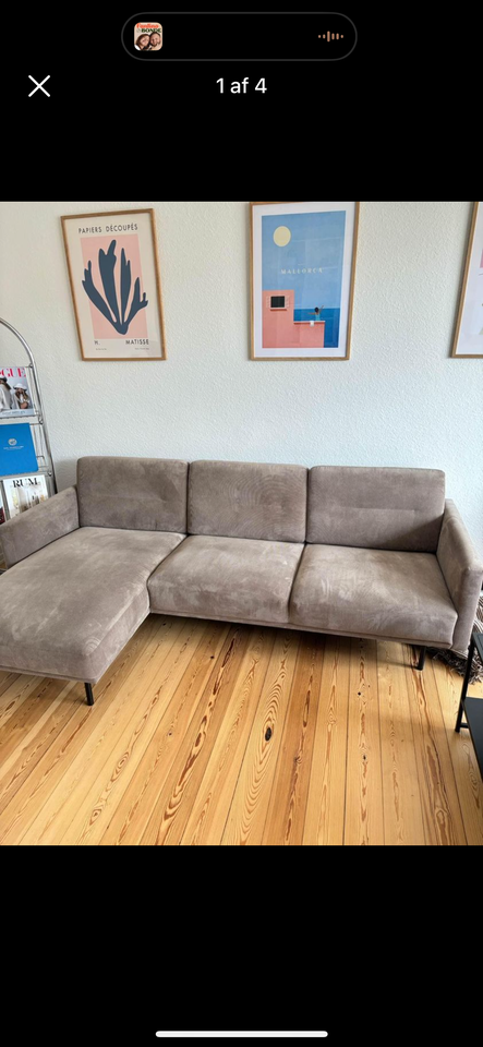 Sofa med chaiselong