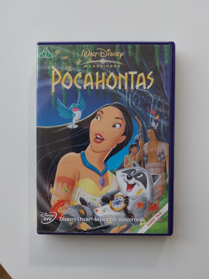 Pocahontas, DVD, tegnefilm