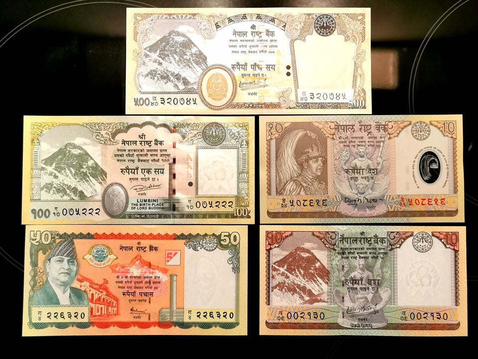 Asien, sedler, 771 Rupees