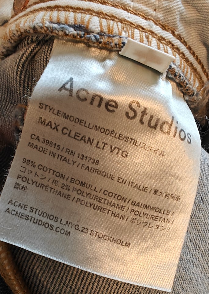 Jeans, Acne Studios, str. 34