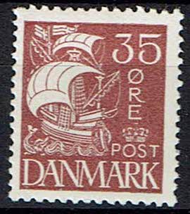 Danmark, ustemplet, bogtryk