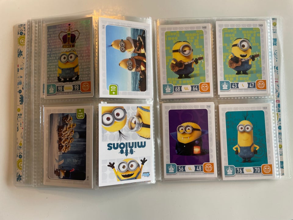 Samlekort, Minions samlemappe og