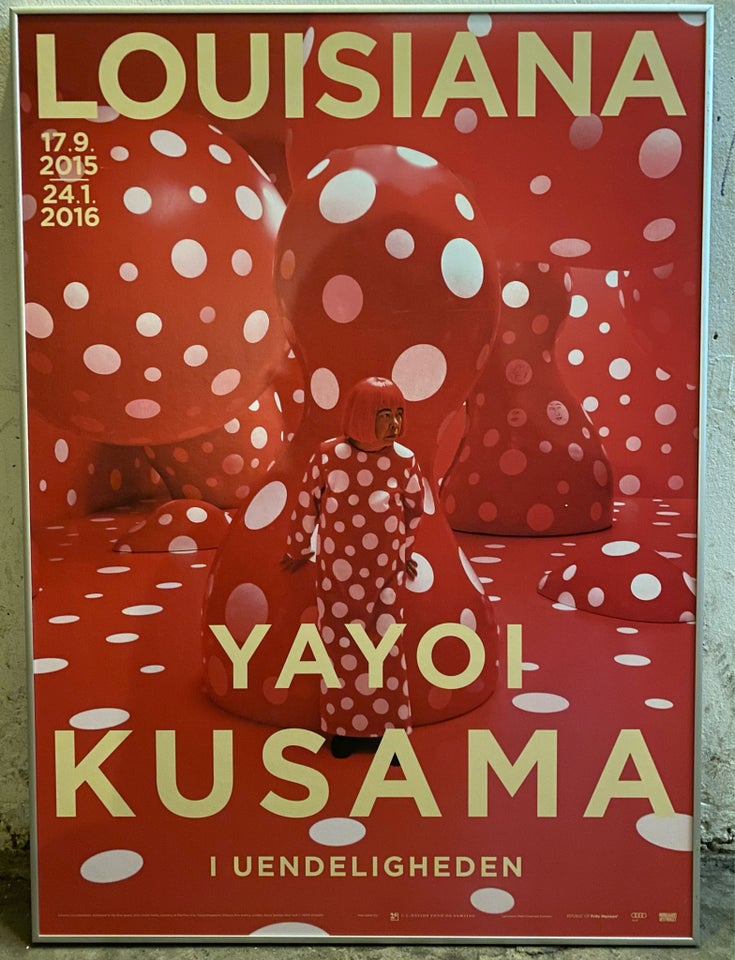 Udstillingsplakat Yayoi Kusama