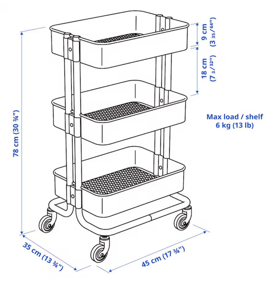 Rullestativ, Ikea