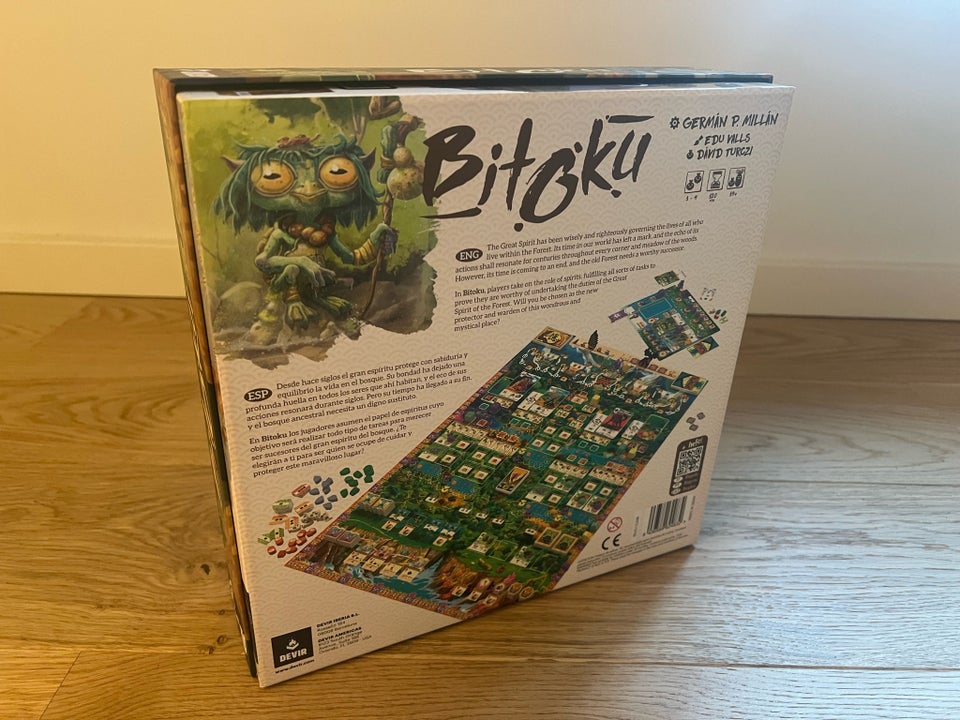 Bitoku boardgame, brætspil