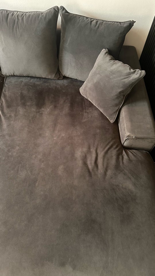 Sofa velour 6 pers