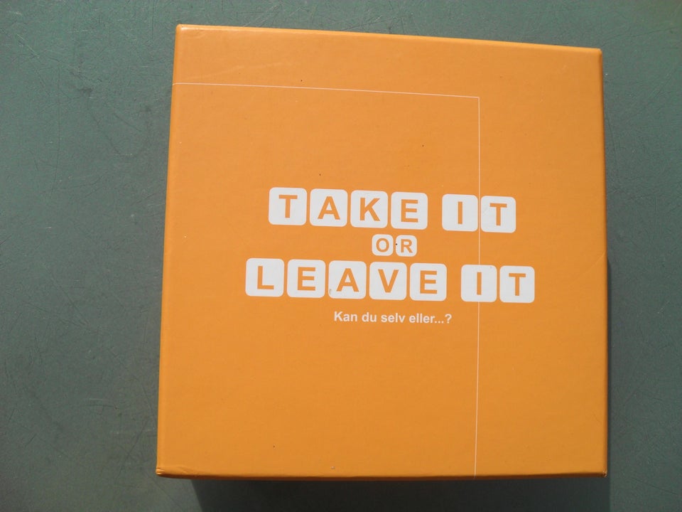 TAKE IT OR LEAVE IT quizspil