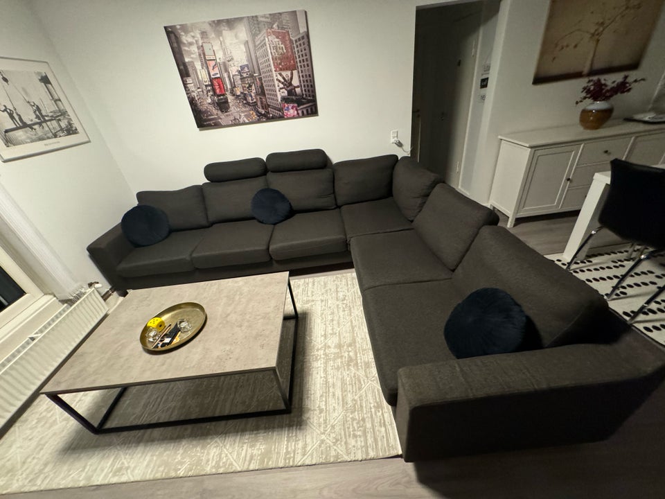 Sofa stof 6 pers