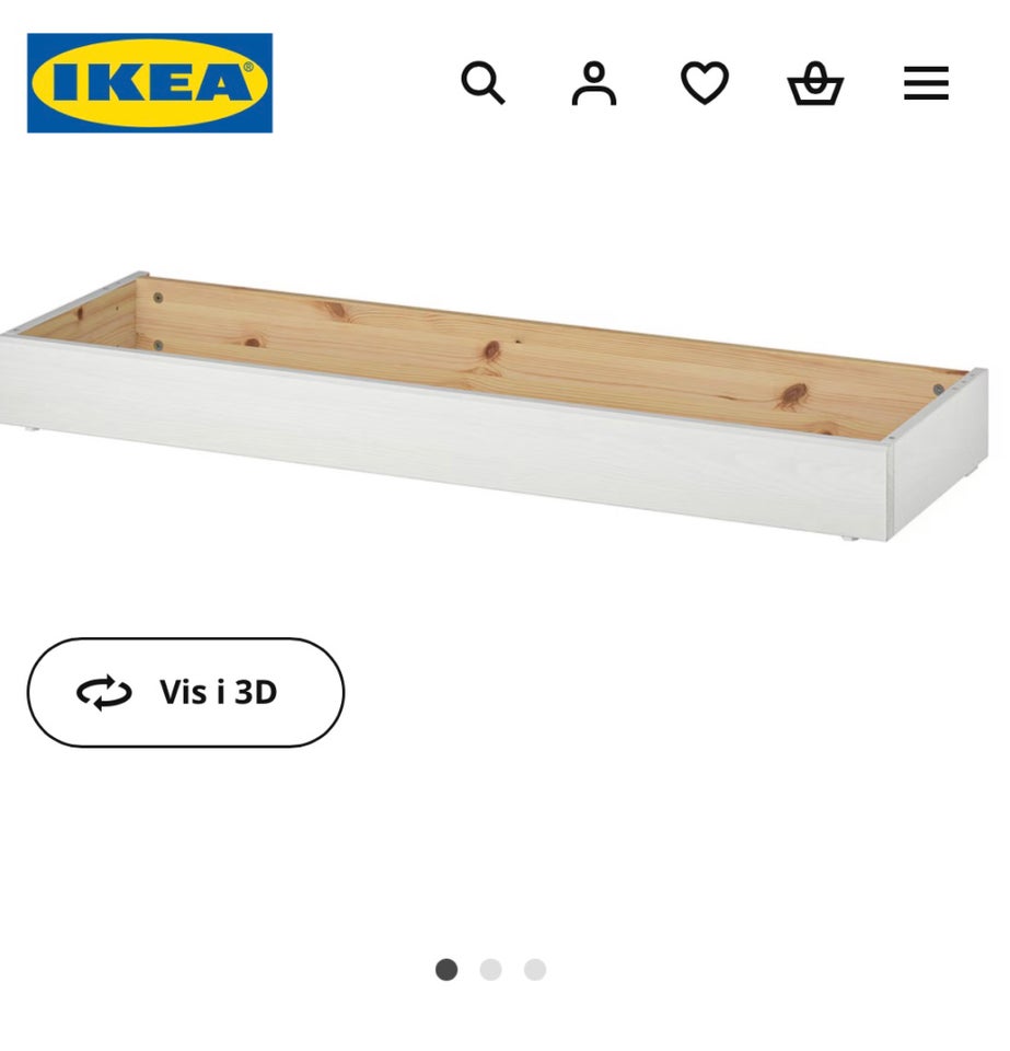 Vitrineskab, Ikea Havsta, b: 121 d: