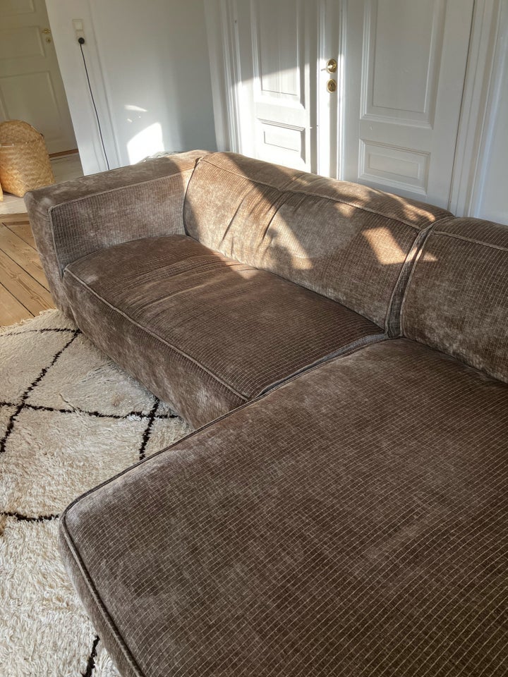 Sofa fløjl 4 pers