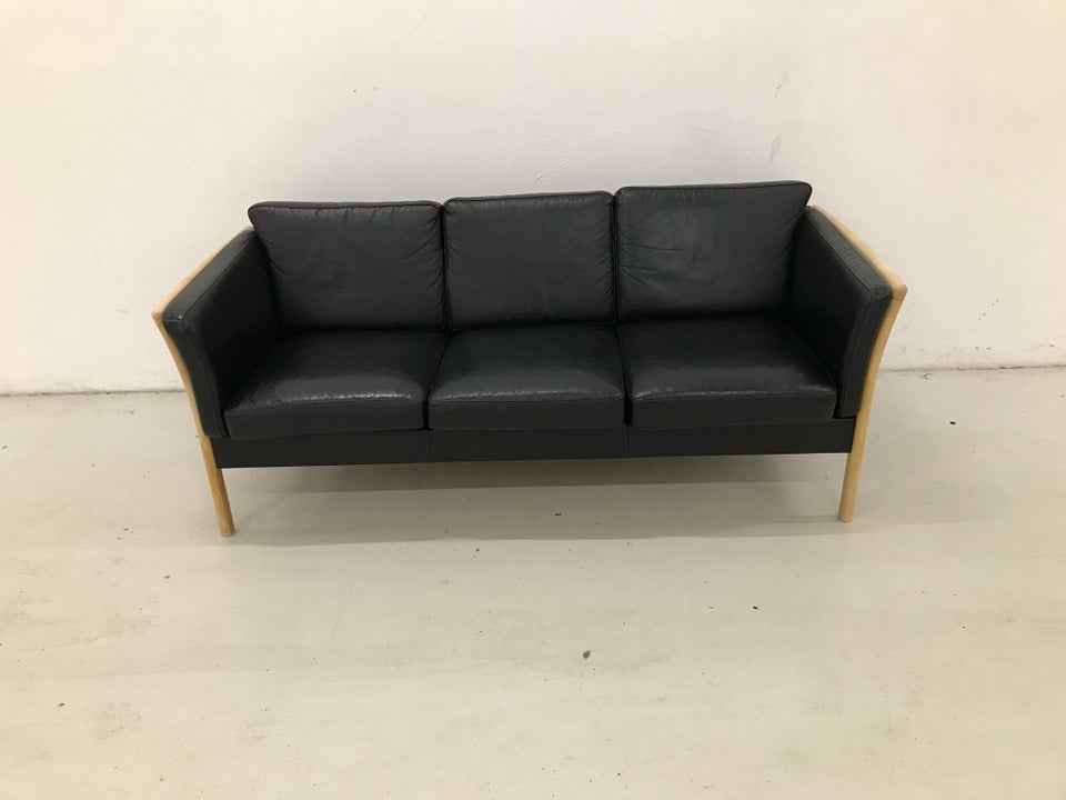 Sofa læder 3 pers