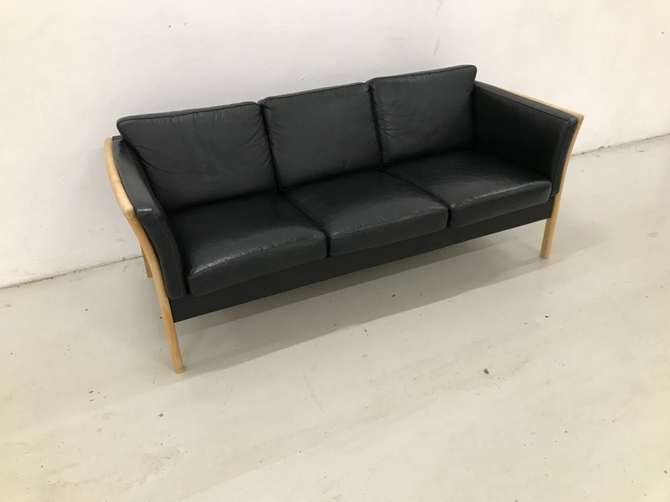 Sofa læder 3 pers