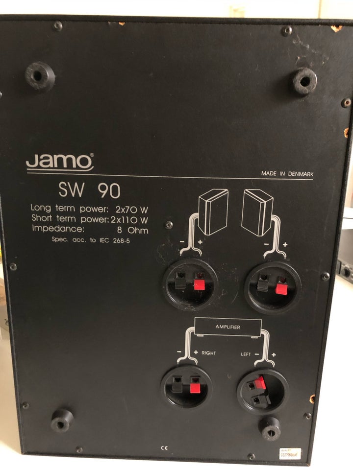 Subwoofer, Jamo, SW 90