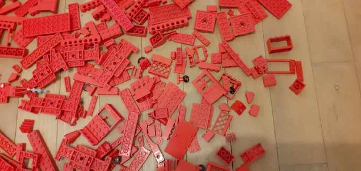 Lego blandet LEGO 300 stk røde