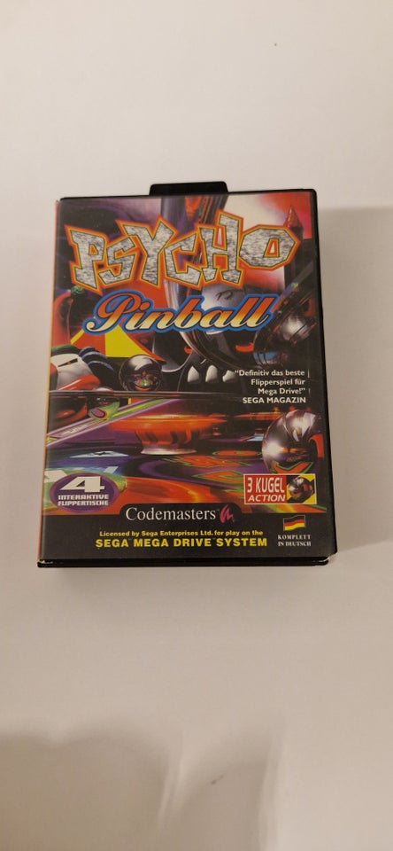 Psycho pinball Sega mega drive