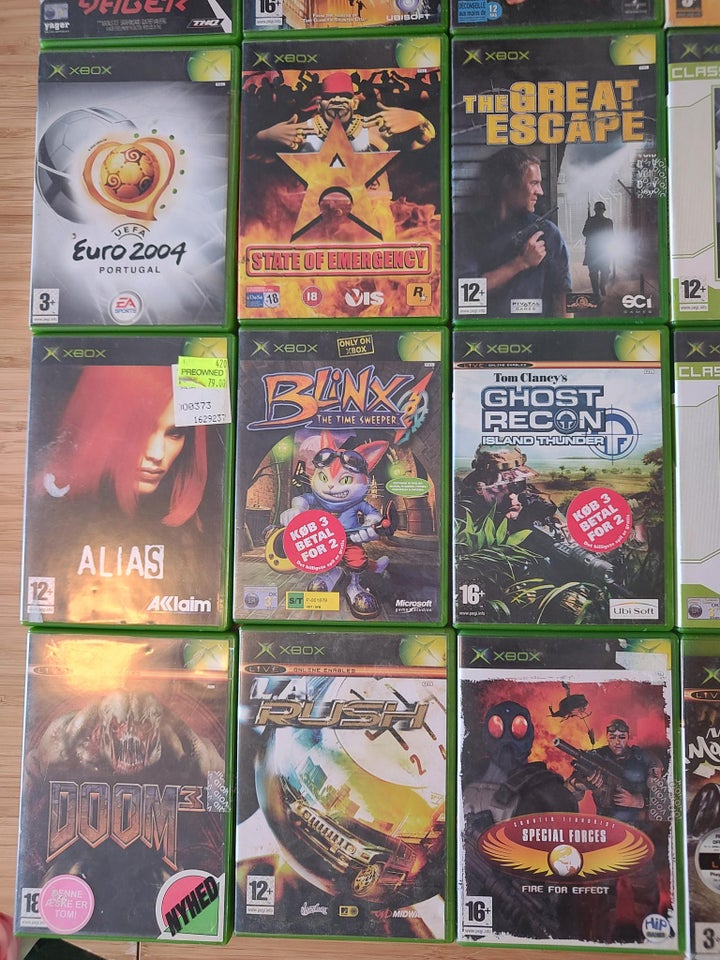 XBOX OG spil - individuelle priser