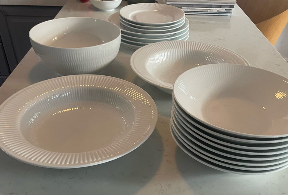 Porcelæn Tallerkener skåle