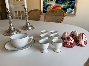 Porcelæn Æggebæger stor kop