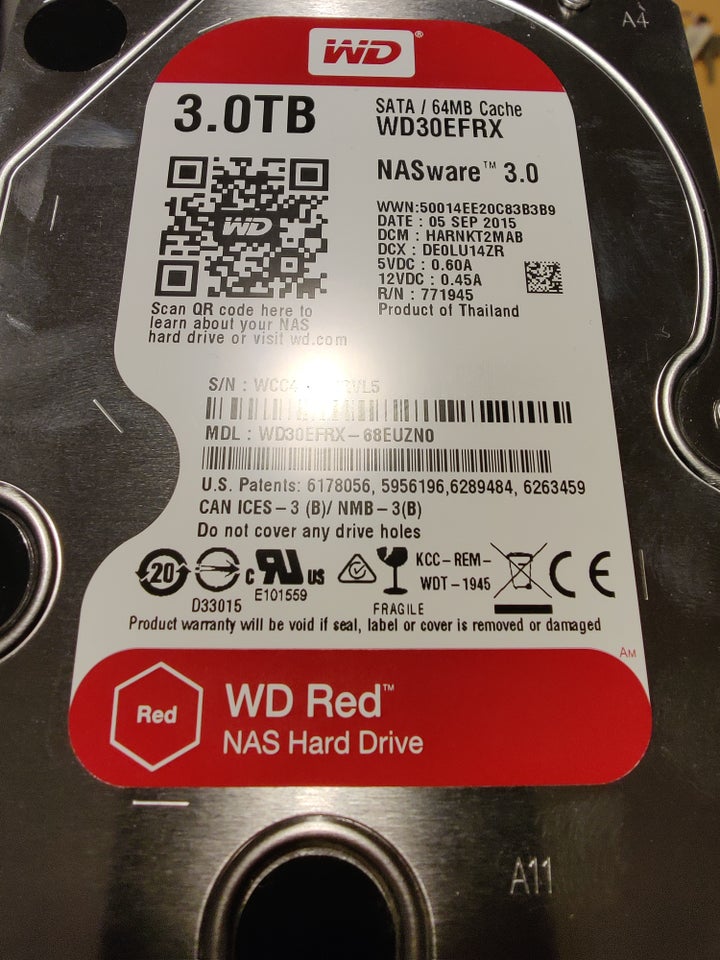 Westen Digital , 3000 GB, Perfekt