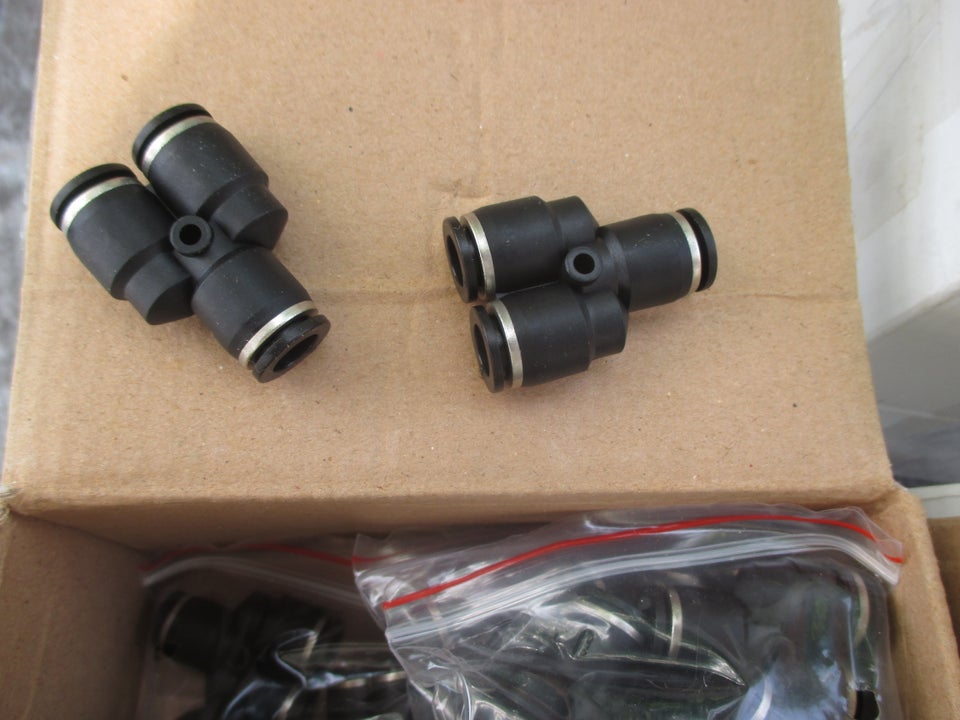 Push-in fittings, Y-stykker