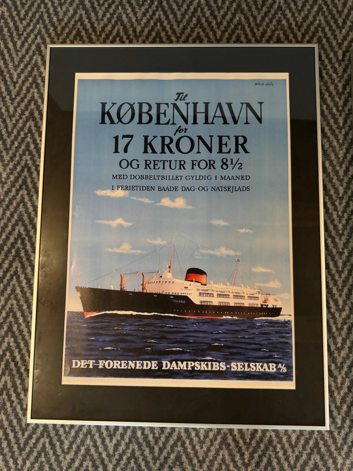 Plakat, DFDS, motiv: DFDS