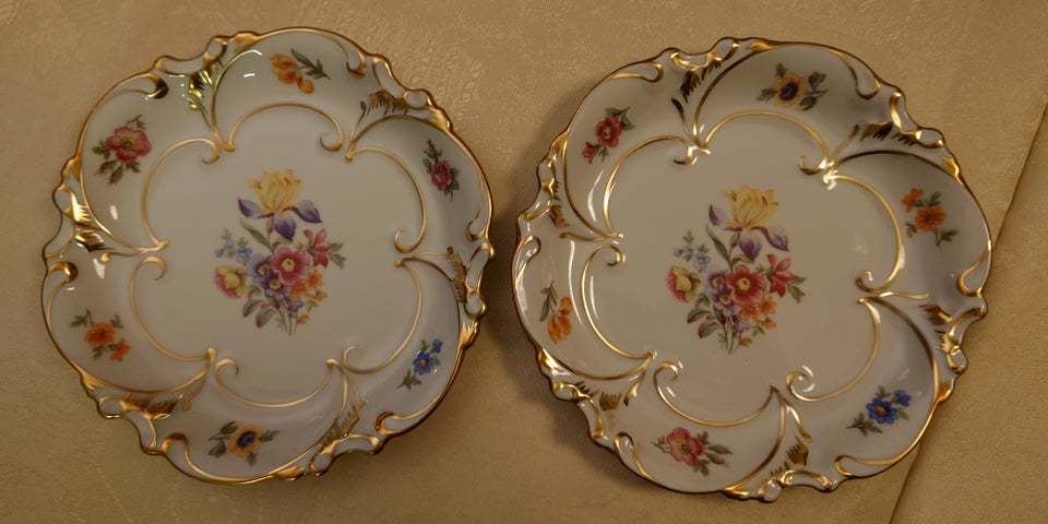 Porcelæn, Platter, JLMENAU