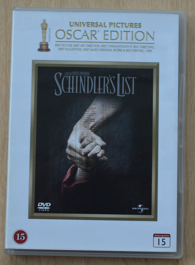 Schindler's List DVD drama