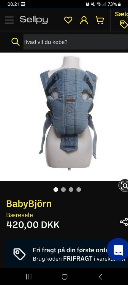 Bæresele, Denim, Babybjörn