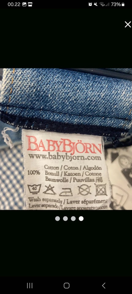 Bæresele, Denim, Babybjörn