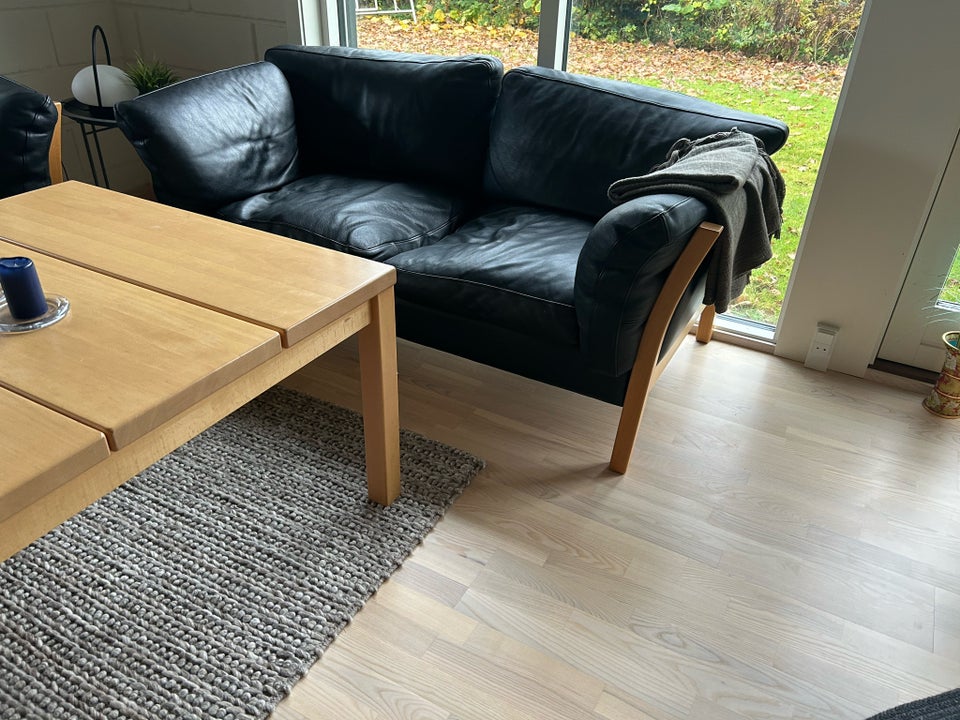 Sofa, læder, 3 pers.