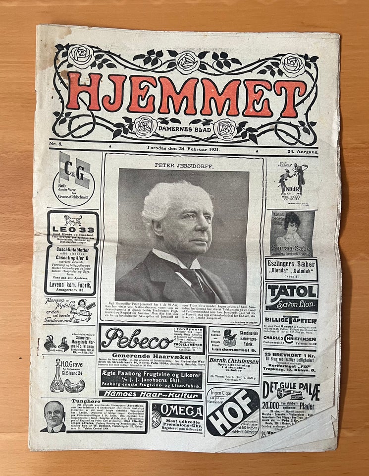 Hjemmet 1920/21, Blad