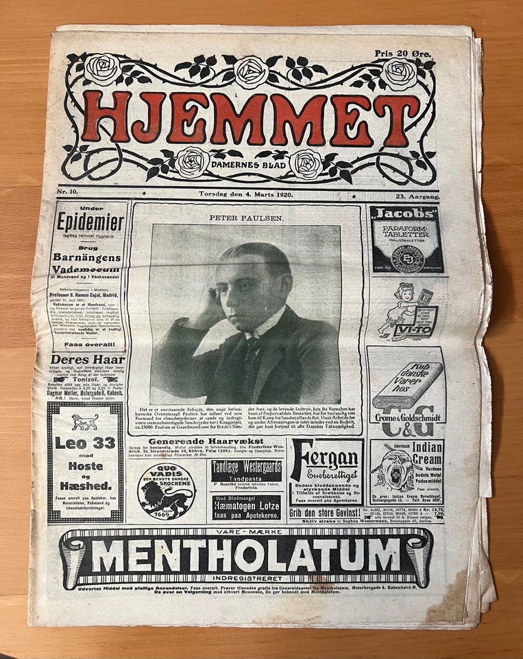 Hjemmet 1920/21, Blad