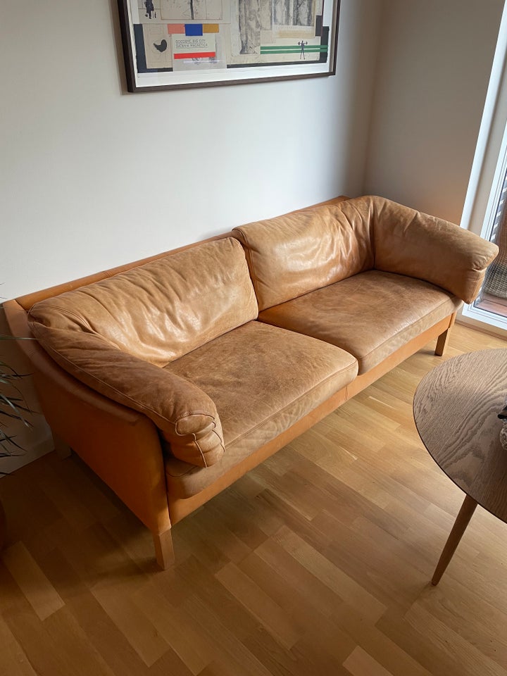 Sofa, læder, 2 pers.