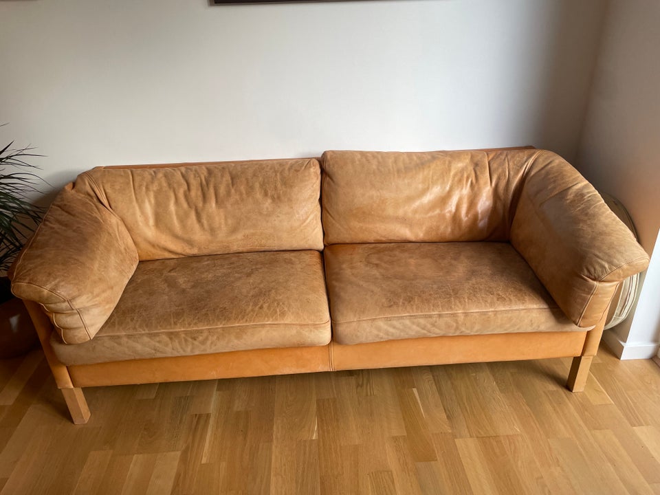 Sofa, læder, 2 pers.