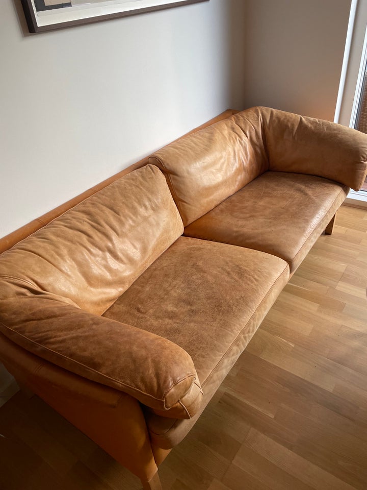 Sofa, læder, 2 pers.