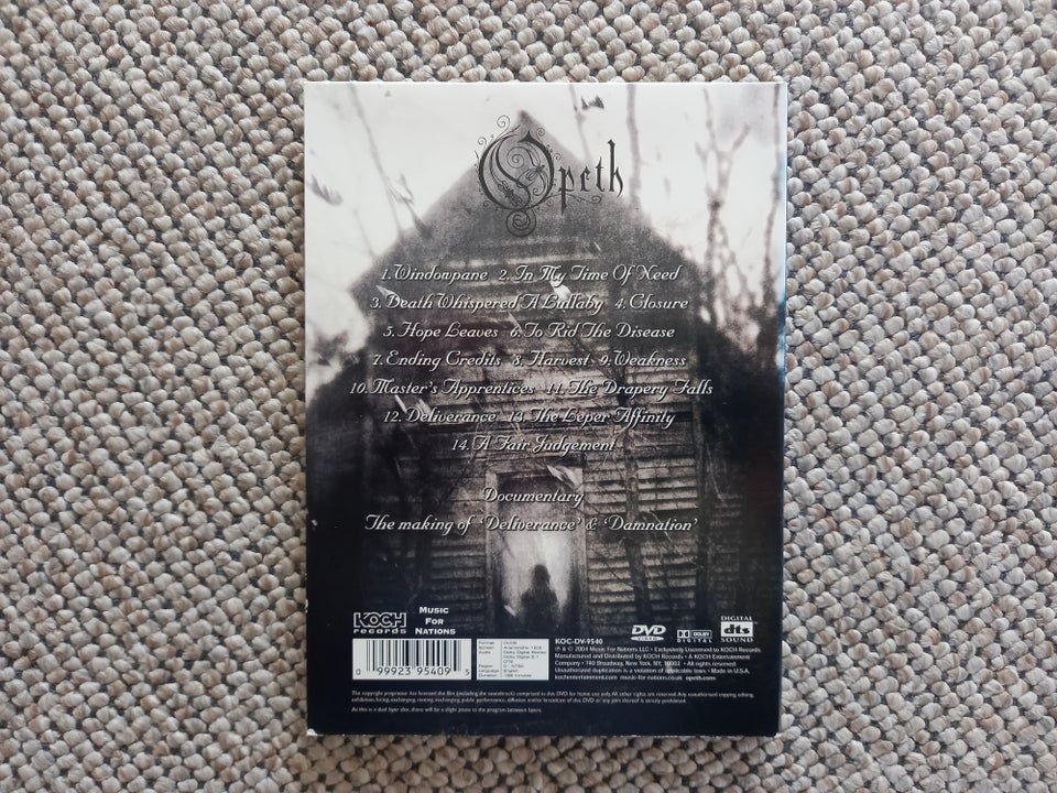 Opeth DVD musical/dans