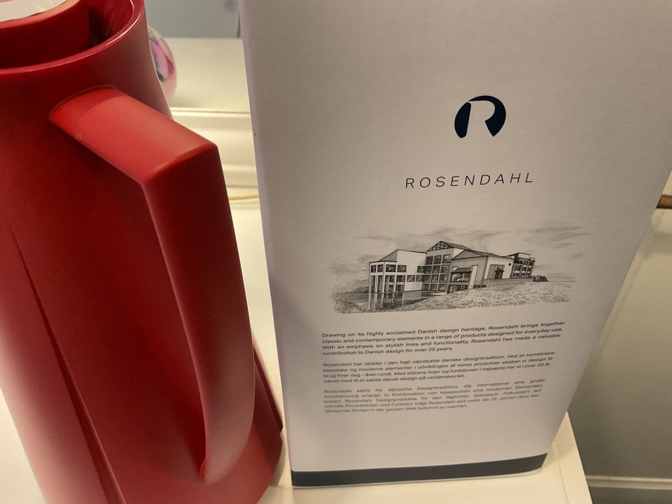 Ny Rød Termokande 1 L Rosendahl