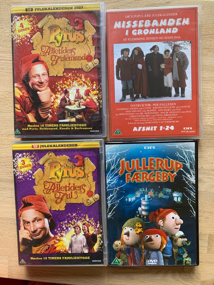 Julefilm, instruktør Blandet, DVD