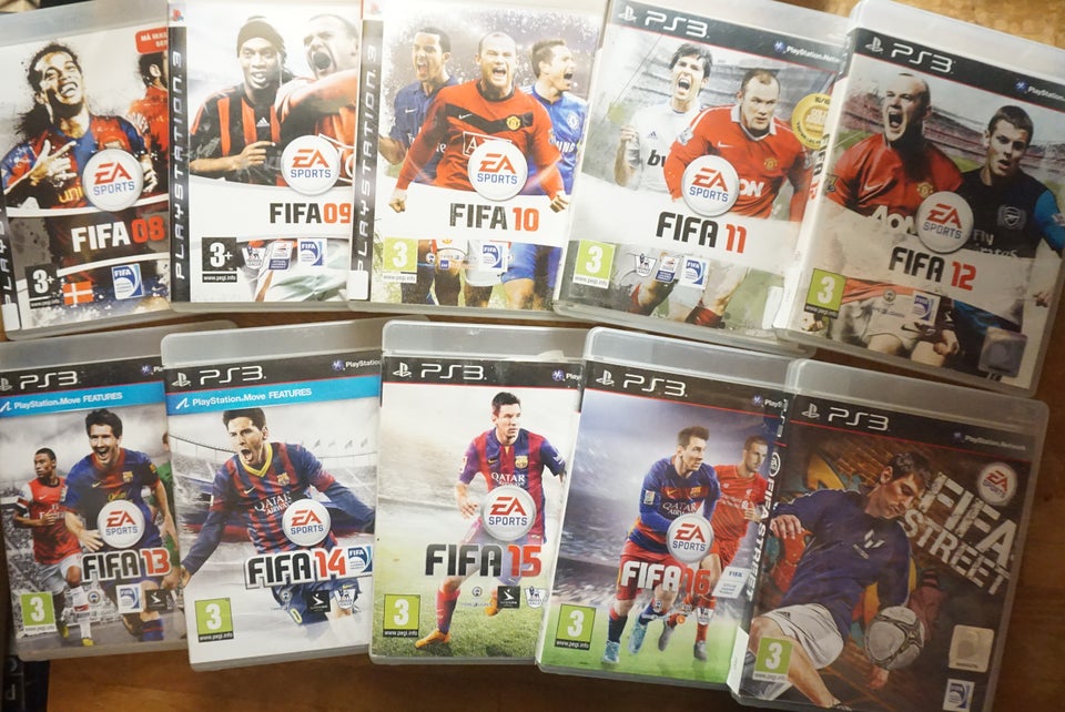 FIFA spil til PS3, PS3